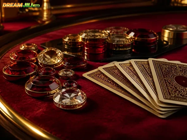 Close-up of poker cards and chips